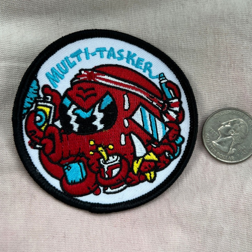 Goblinko Multitasker Alien‎ Robot Patch Game Character Vest Jacket Sean Aaberg